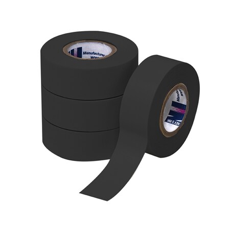 Nevs 3/4 wide x 500 Black Labeling Tape, PK4 T-75-Black